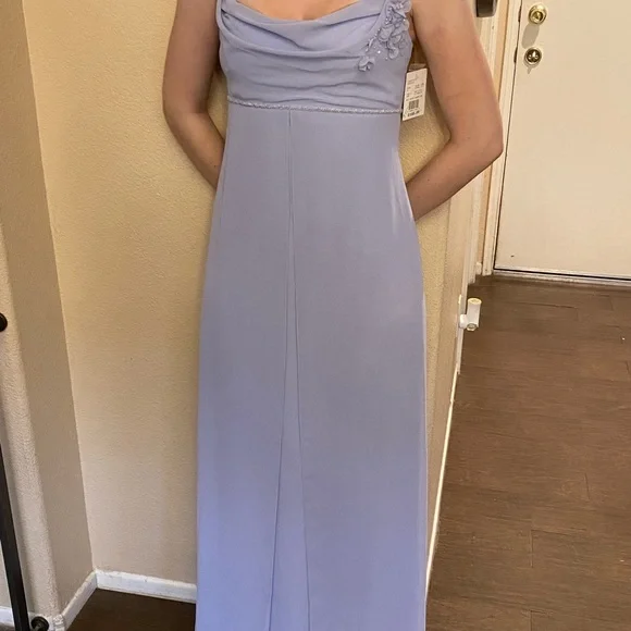 David s Bridal Dresses Davids Bridal Periwinkle Formal Dress Poshmark